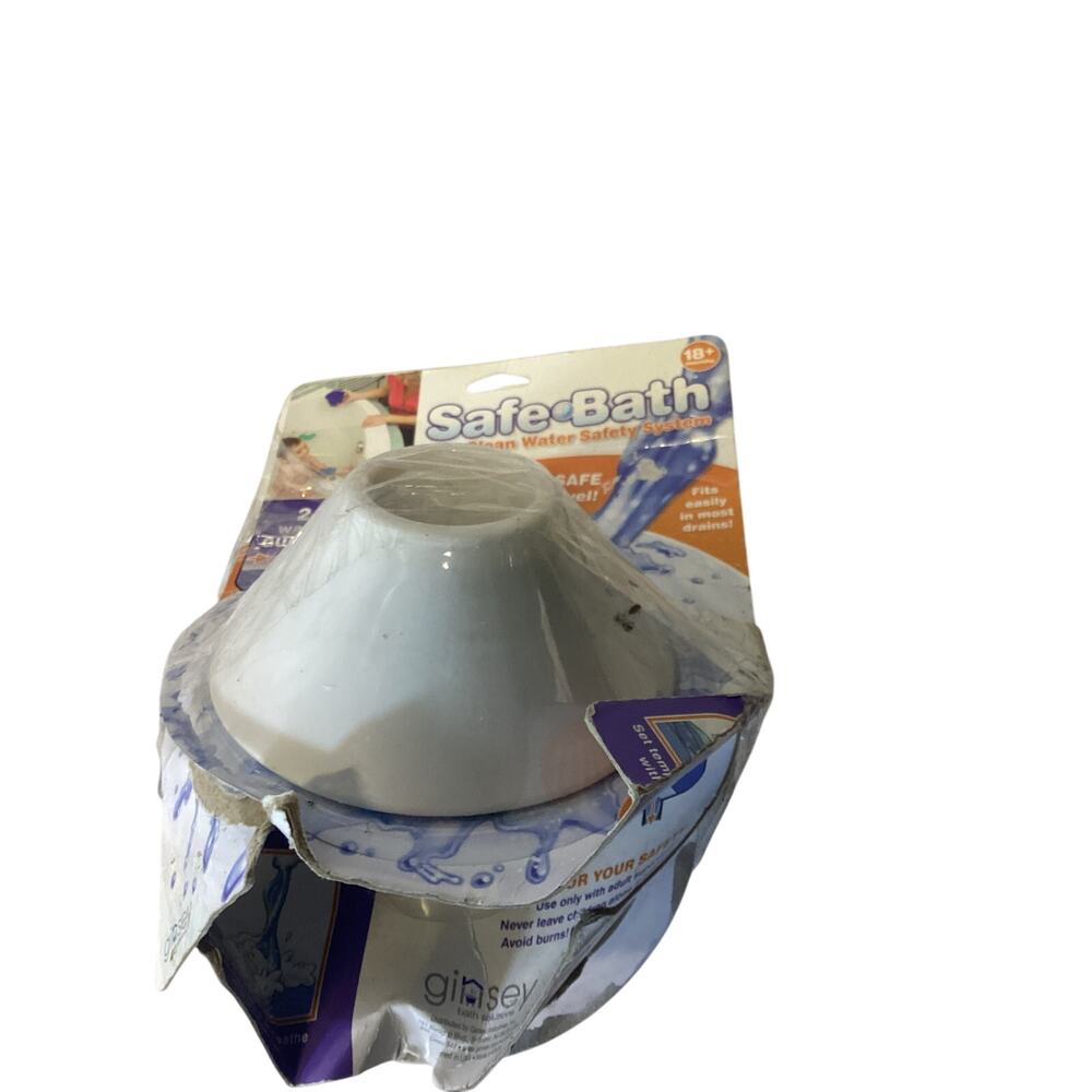 Safe Bath 2-inch Clean Water Safety System Infant Toddler Baby Bathing Hygiene